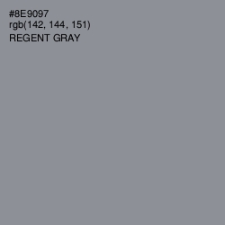 #8E9097 - Regent Gray Color Image